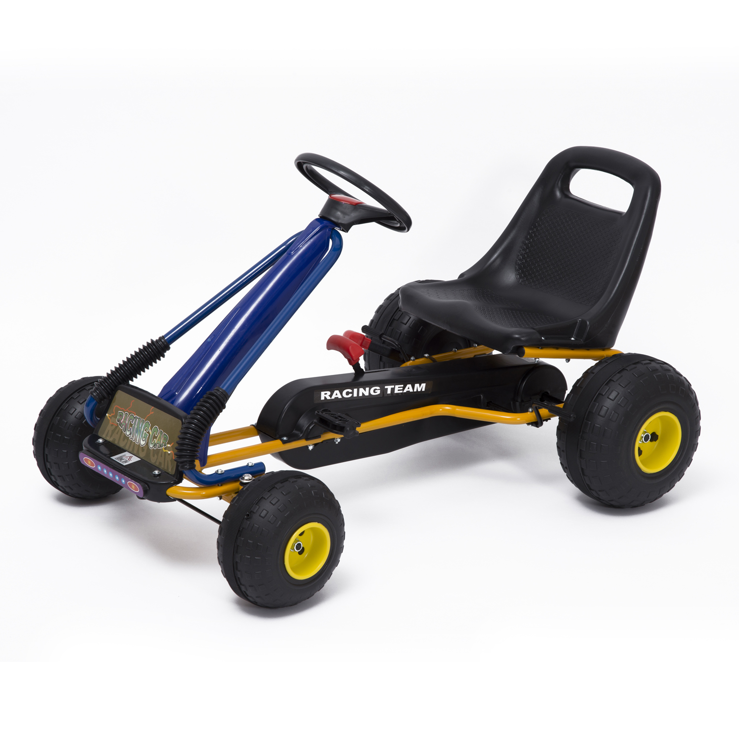 Coche Eléctrico Infantil - HOMCOM +3 años, asiento ajustable, freno de mano