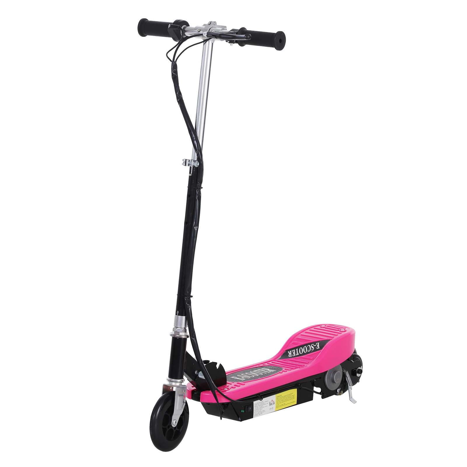 Patinete Eléctrico - HOMCOM 78x37x99 cm, 50,00 kg, Rosa