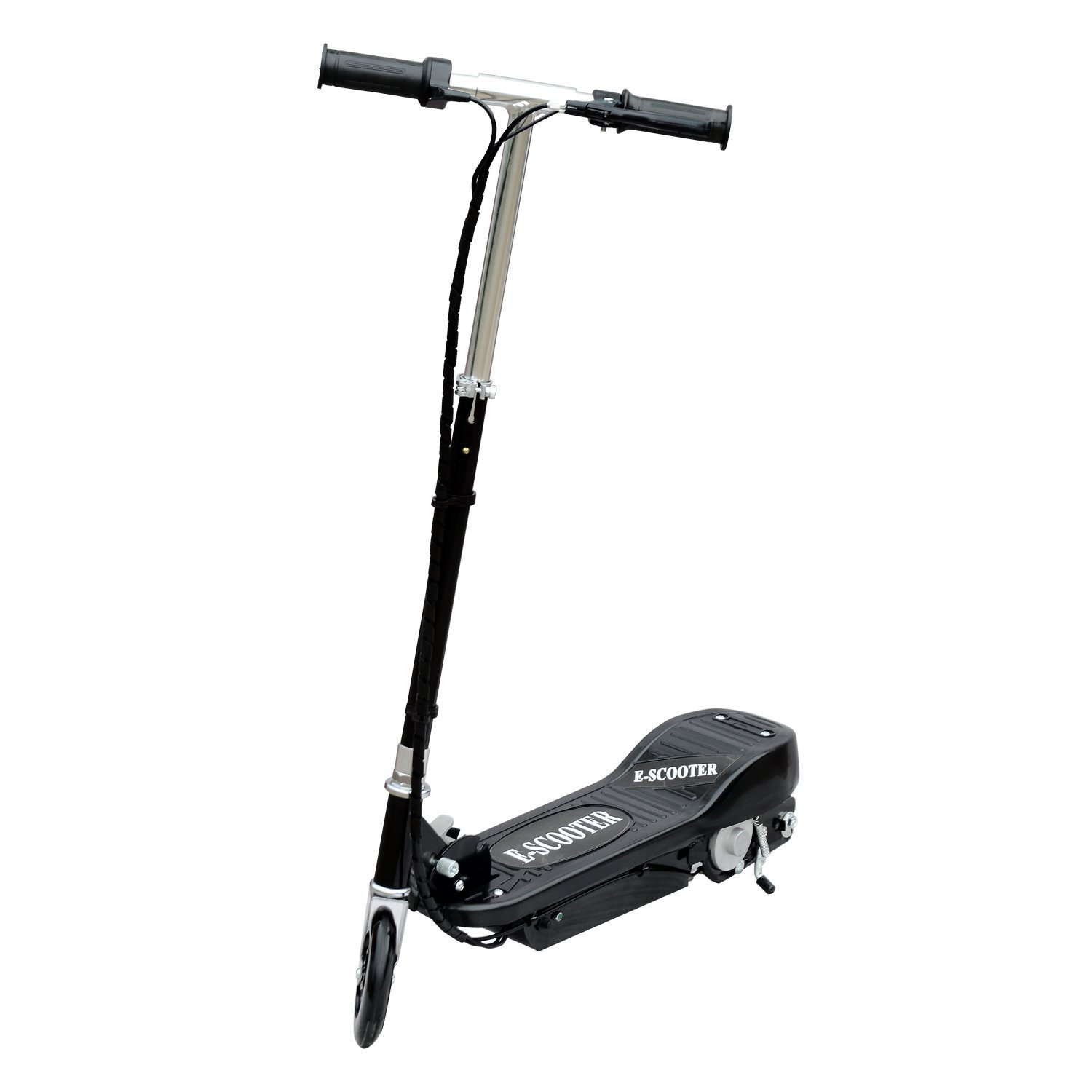 Patinete Eléctrico - HOMCOM +7 años, 10km/h, manillar ajustable, frenos, carga 50kg, 50,00 kg, Negro