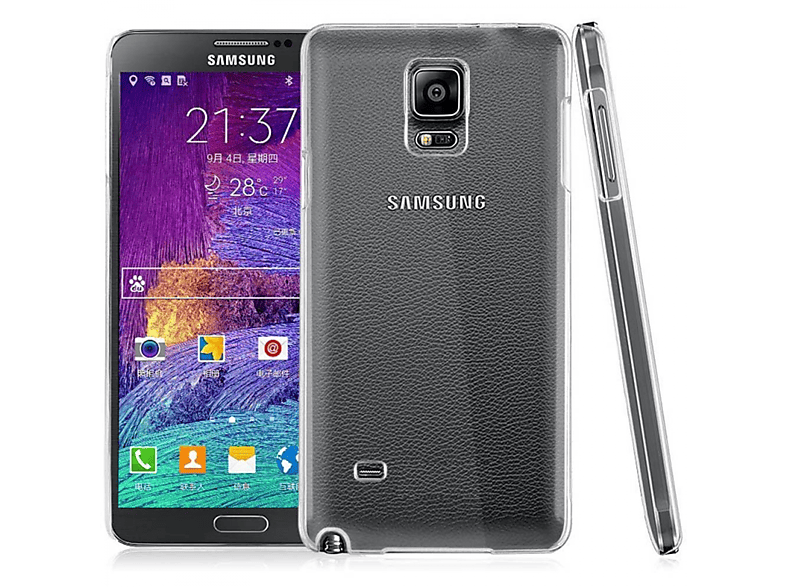 CASEONLINE Klare, Backcover, Transparent Samsung, Galaxy Note 4