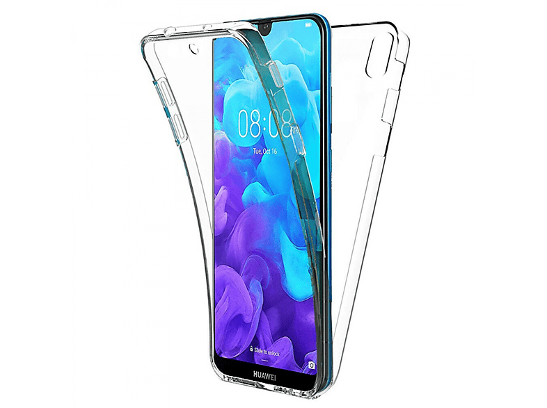 CASEONLINE 360°, Backcover, Huawei, Transparent 2019, Y5