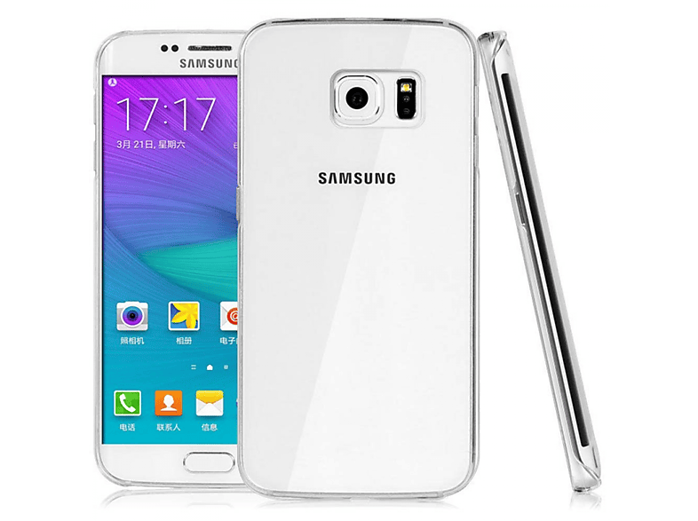 Samsung, CASEONLINE Backcover, S6, Galaxy Transparent Klare,