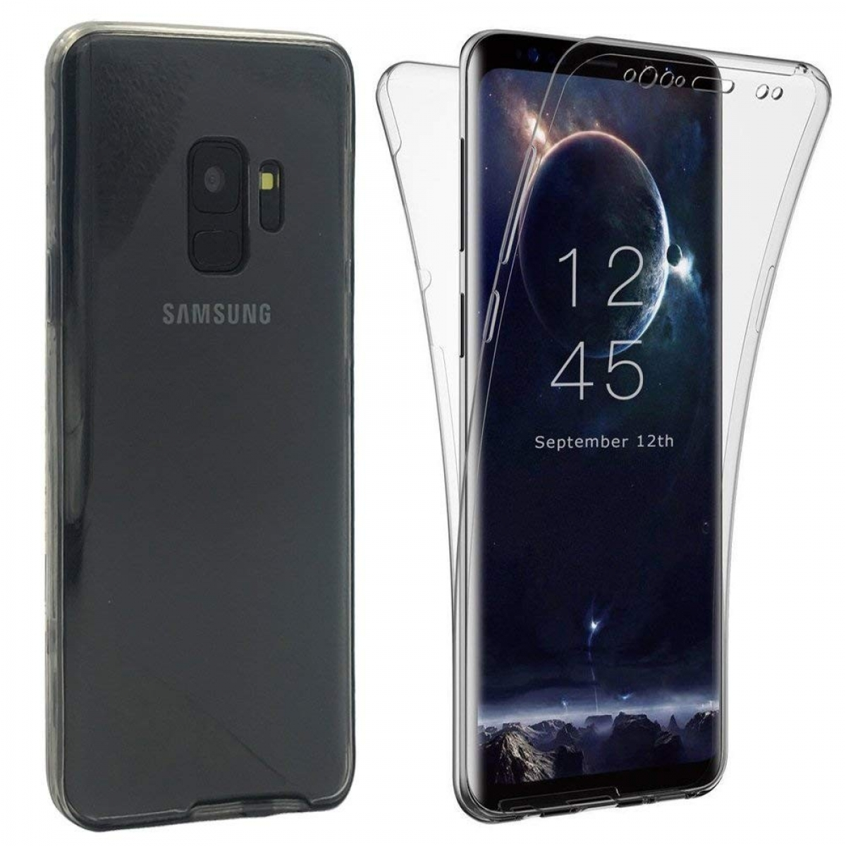 CASEONLINE 360°, Backcover, Samsung, (2018), Galaxy Transparent A6