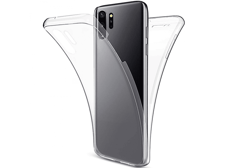 CASEONLINE 360° TPU+PC, Galaxy Transparent Backcover, Note 10 Plus, Samsung