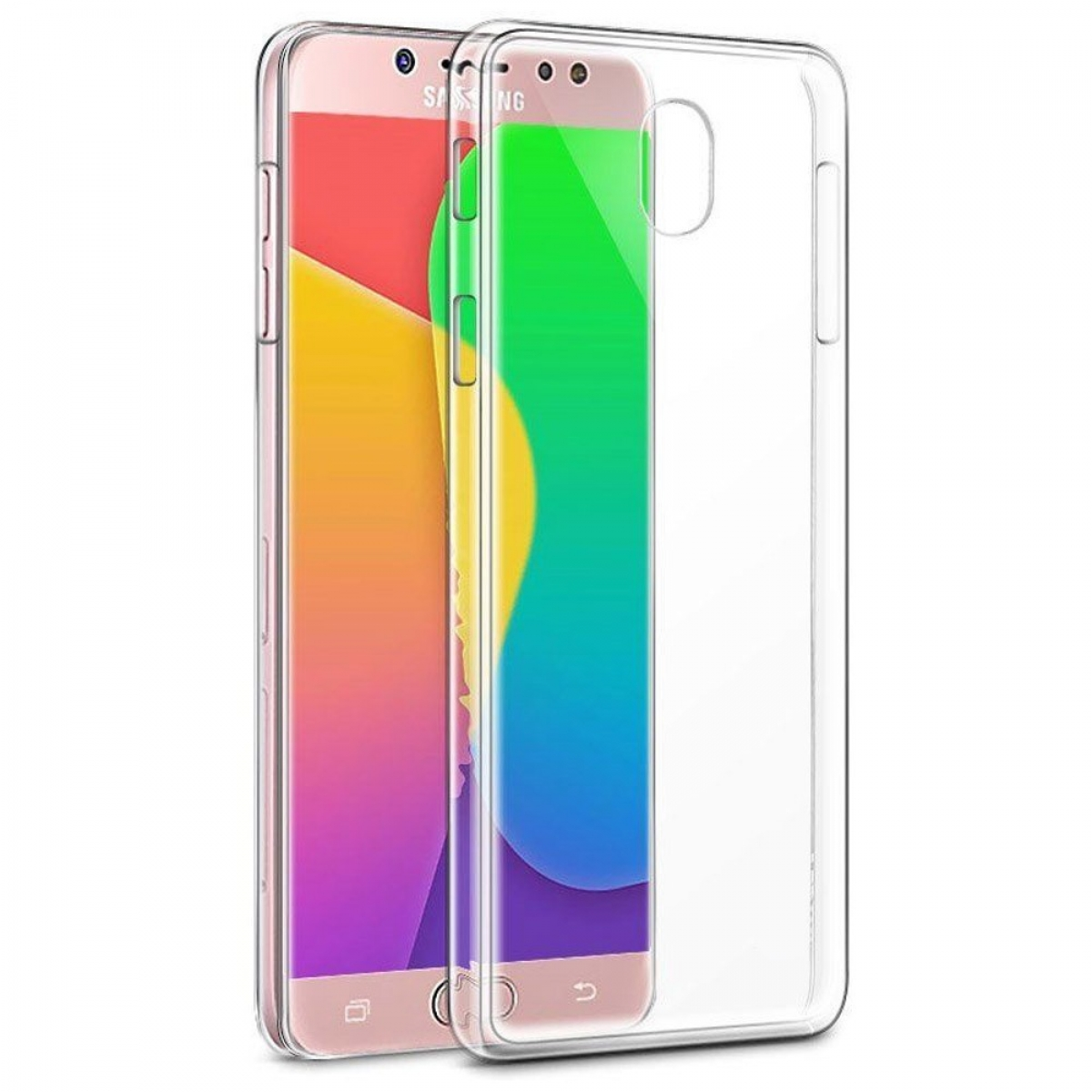 Samsung, J7 Klare, Galaxy Backcover, (2017), Transparent CASEONLINE
