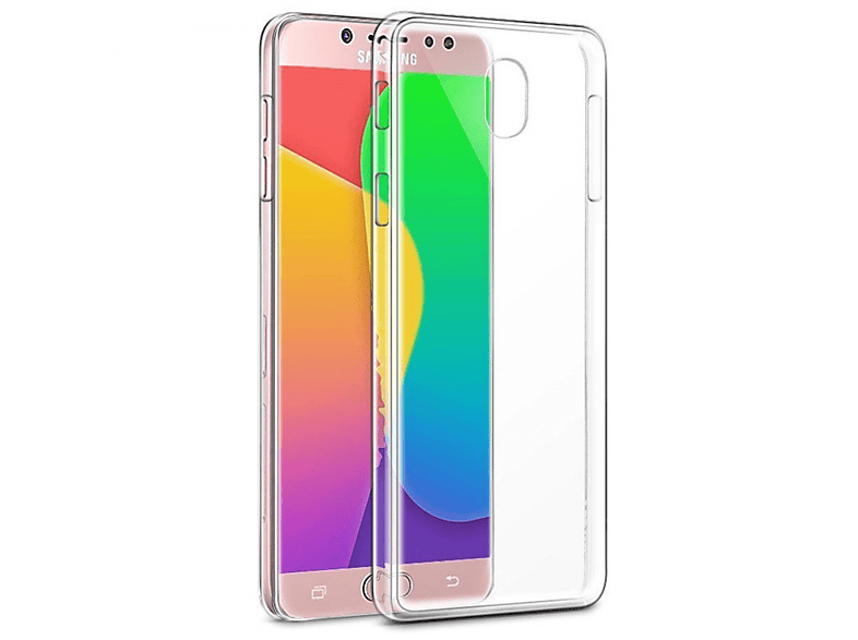 Galaxy J7 (2017), Transparent Samsung, CASEONLINE Klare, Backcover,