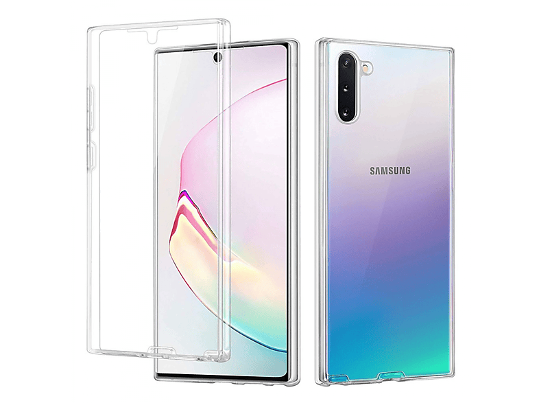 Transparent 360° Backcover, Note TPU+PC, CASEONLINE Galaxy 10, Samsung,