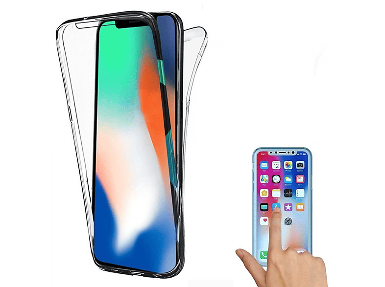 360°, Backcover, Apple, iPhone XS Max, Transparent MediaMarkt