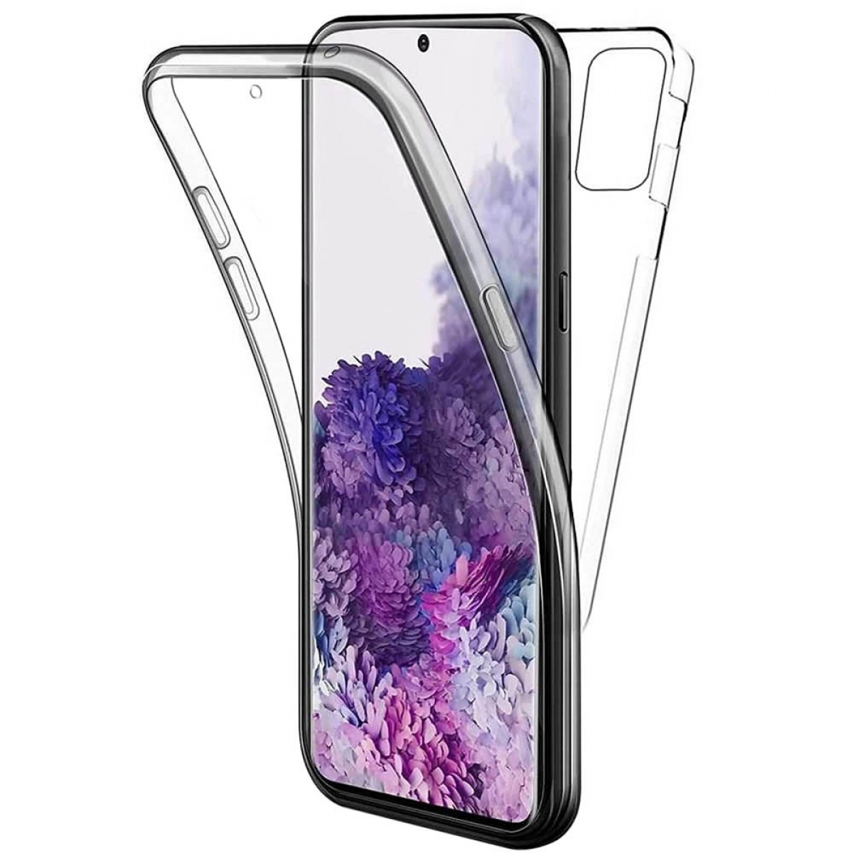 CASEONLINE 360°, Backcover, Samsung, Galaxy Plus, S20 Transparent