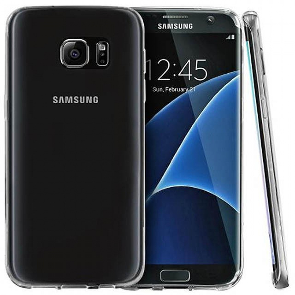 Edge, Backcover, Klare, S7 CASEONLINE Transparent Galaxy Samsung,