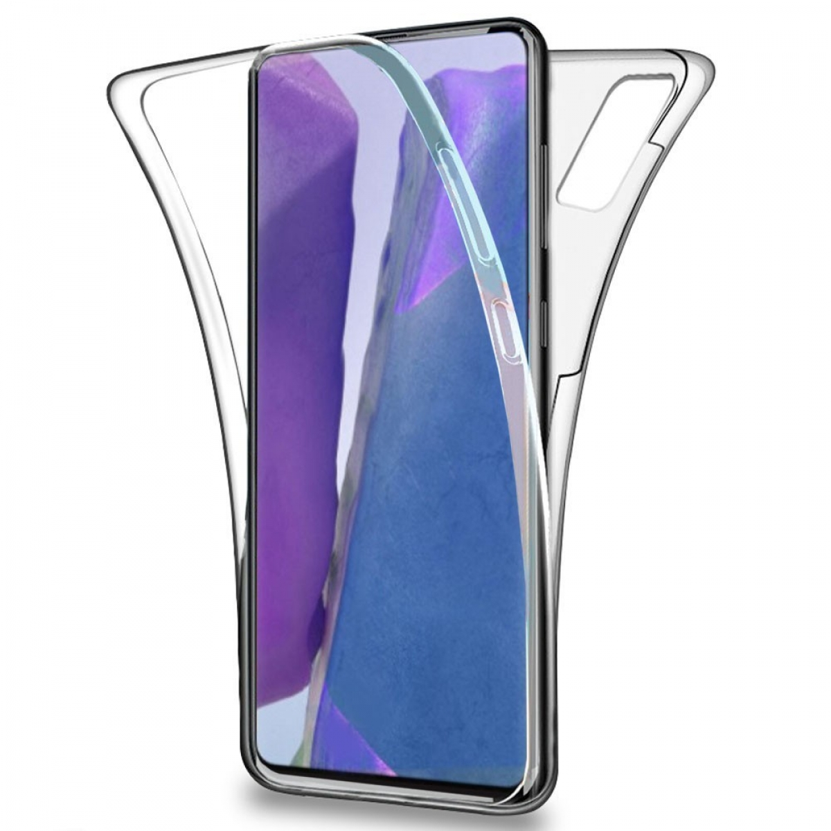 Samsung, Transparent CASEONLINE Galaxy Backcover, 360°, Note 20,