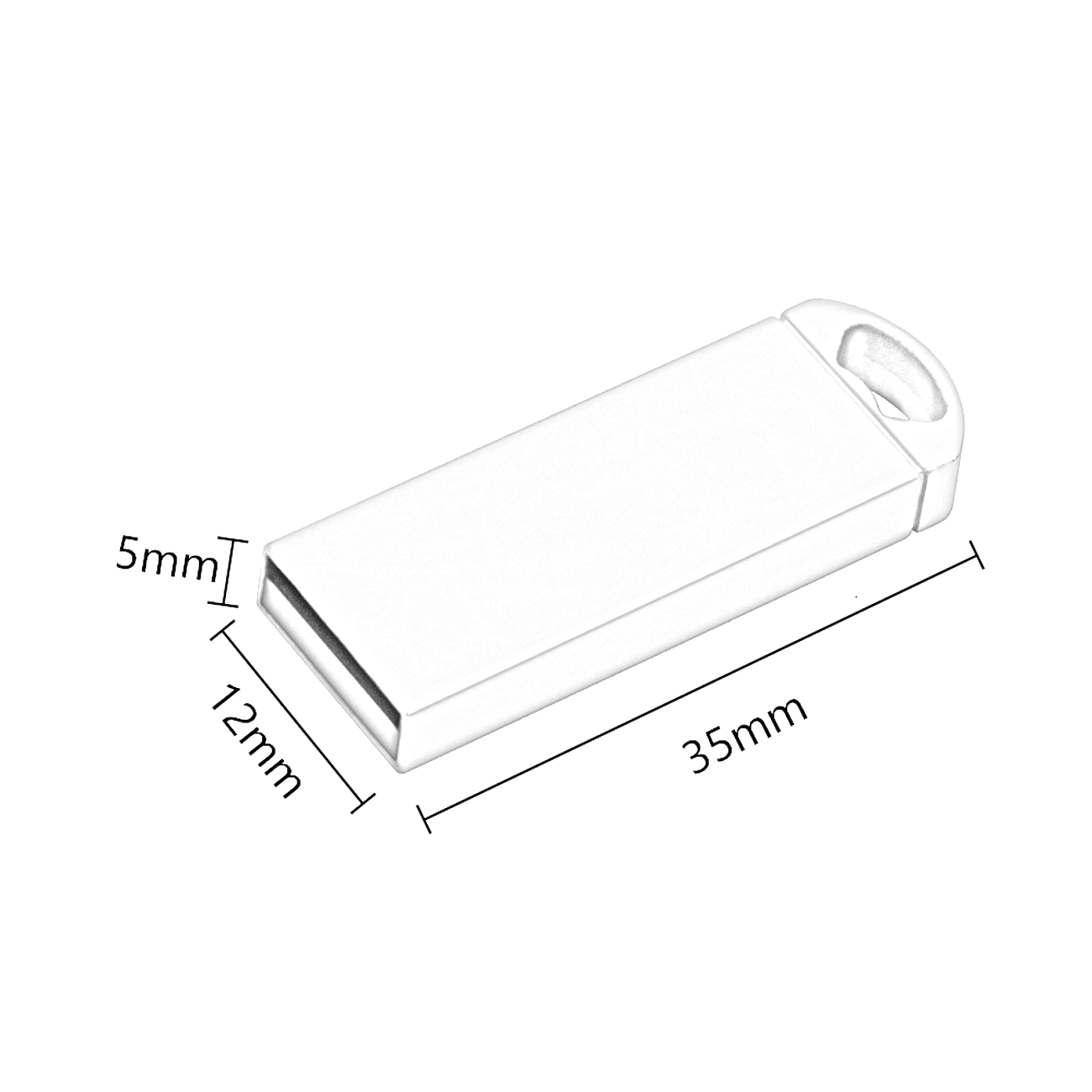 USB GERMANY ®Metall ME14 GB) (Silber, USB-Stick 16