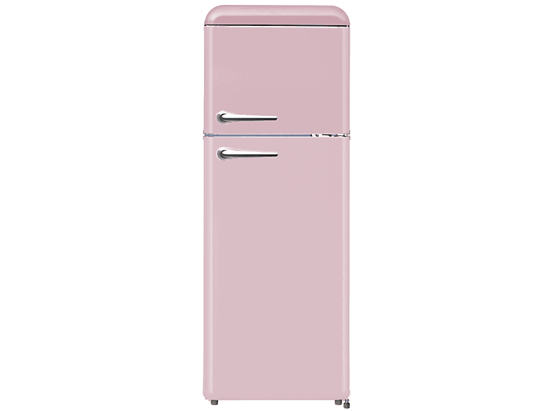 WOLKENSTEIN WGK218RT SP Kühlgefrierkombination (E, 184 kWh, 147,00 cm hoch, rosa)