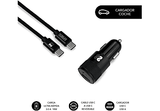 Cargador de Coche C - Doble SUBBLIM, Negro | MediaMarkt