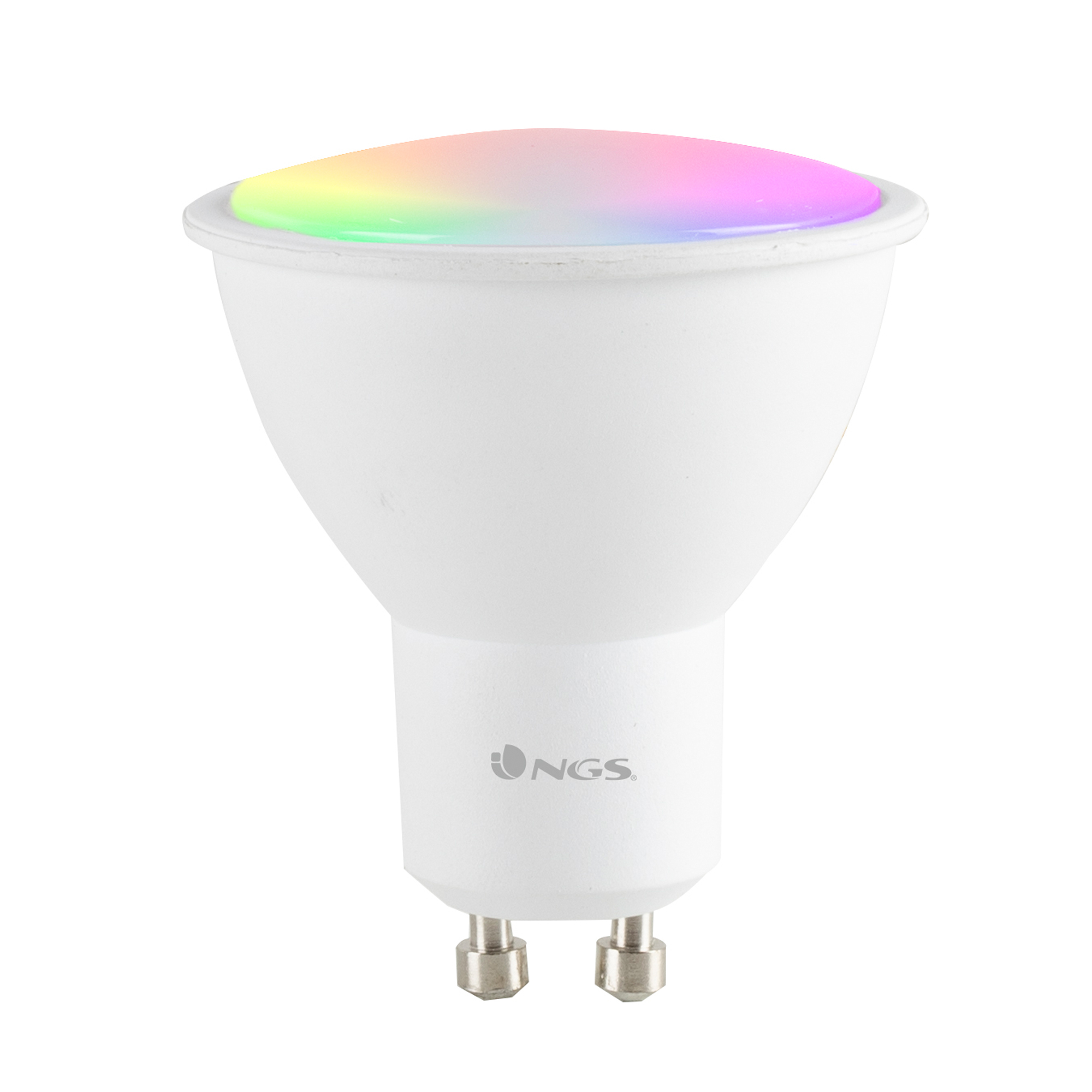 Ngs Smart Wifi led bulb 510c gu10 5w gleam510c bombilla colores rgb+w inteligente spot foco 460lm controlada appalexagoogle assistant clase de 510 regulables5wgu10460lmcontrol 5 smtillu0011