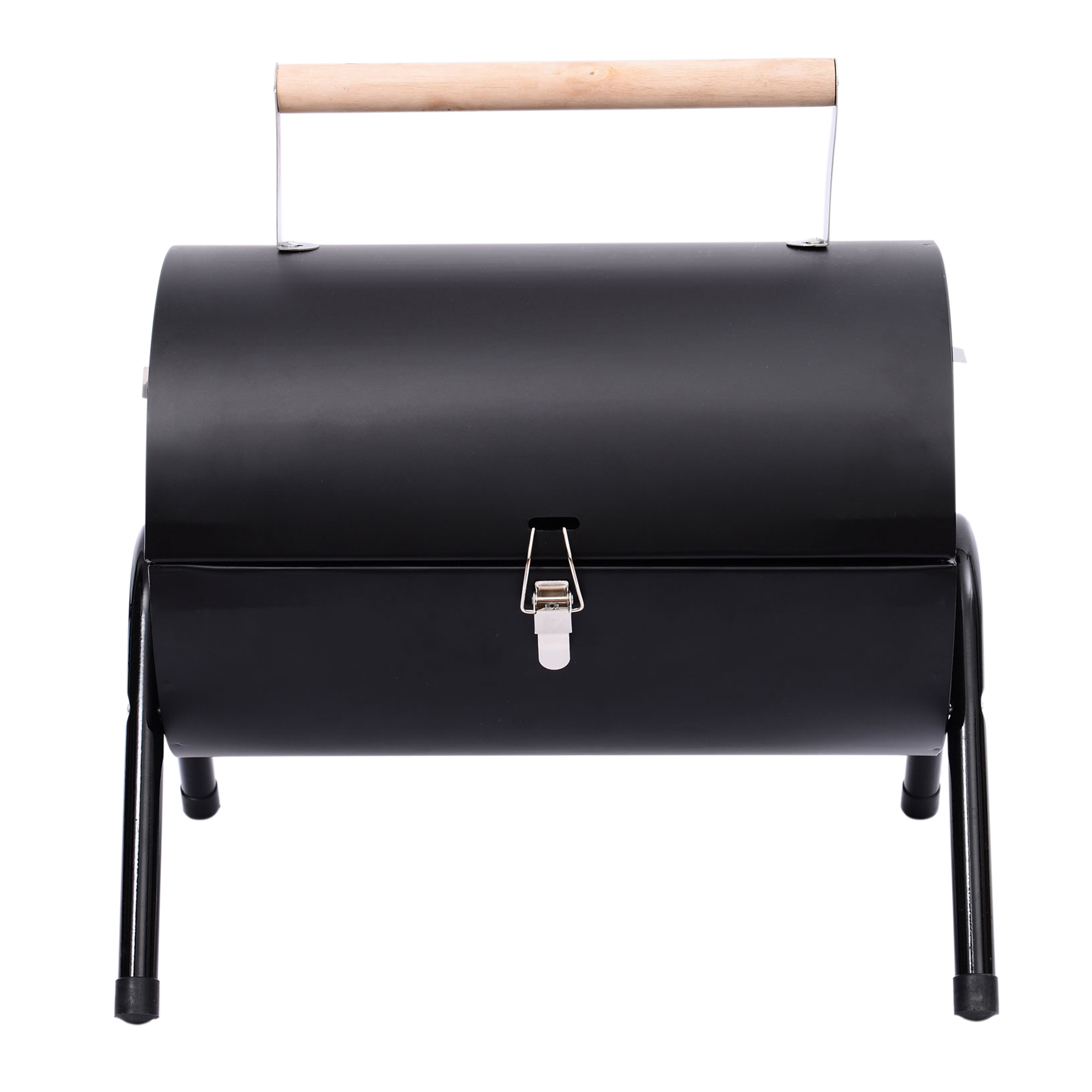 Outsunny Barbacoa De con 2 parrillas cocina y cierre asar picnic camping fiesta 42x29x45 cm