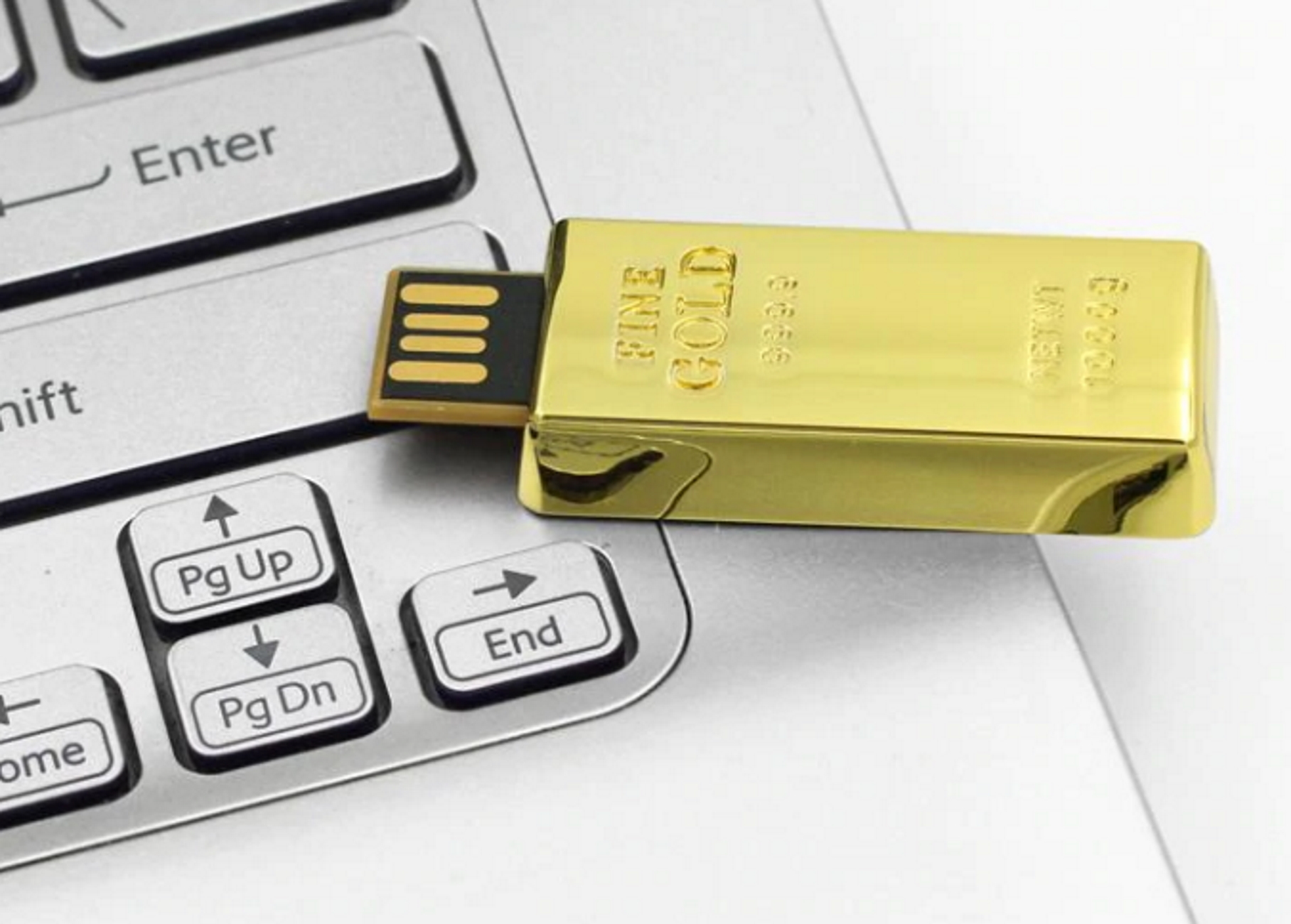 USB-Stick ® 1 USB Goldbarren GERMANY GB) (Gold,