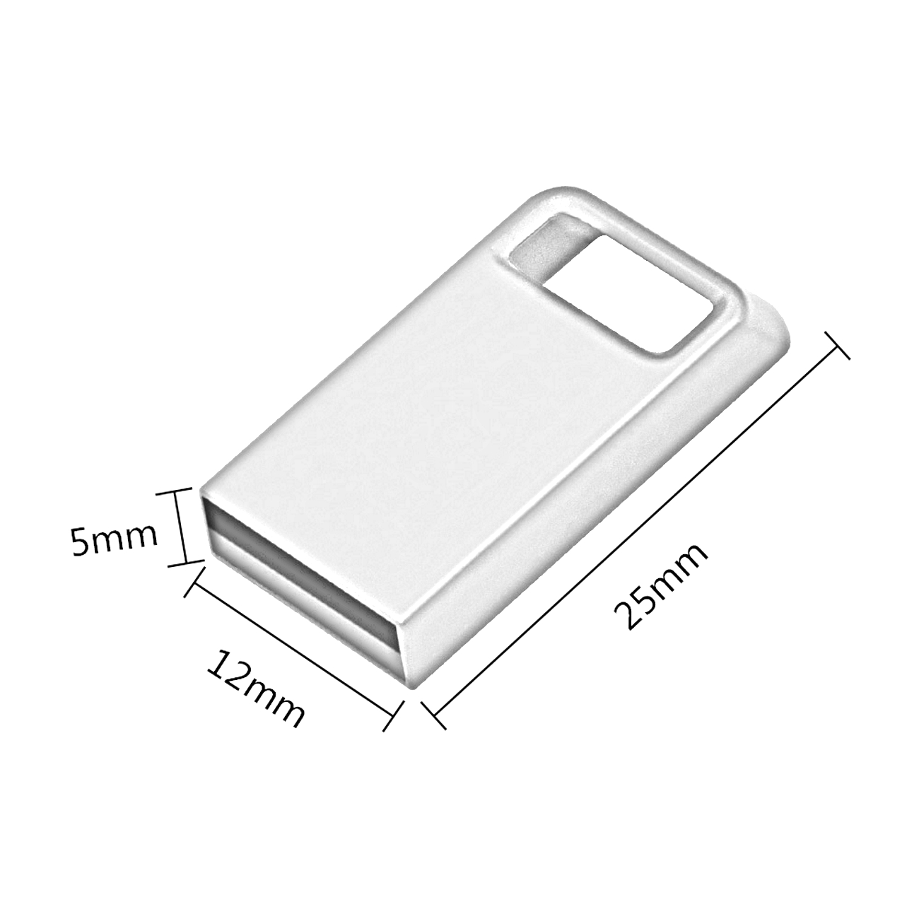 USB GERMANY M6 (Silber, Mini 32 ® GB) USB-Stick