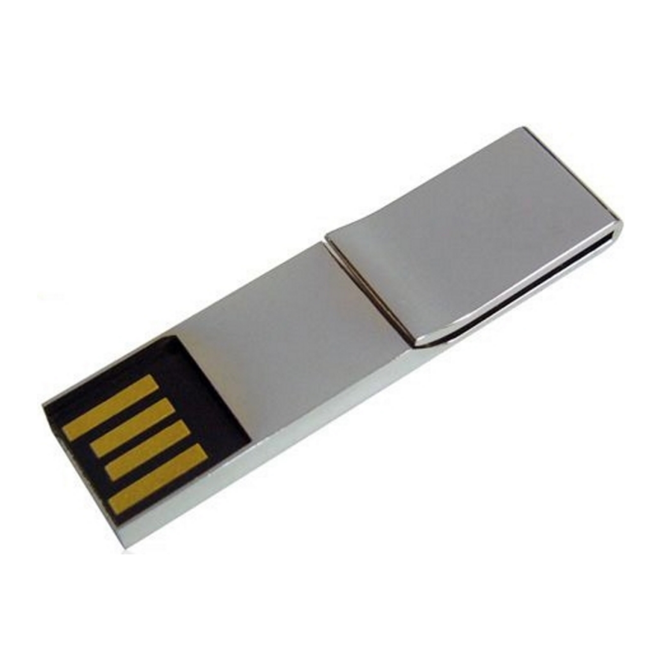 USB GERMANY ® paperClip (Chrome, 128 GB) USB-Stick