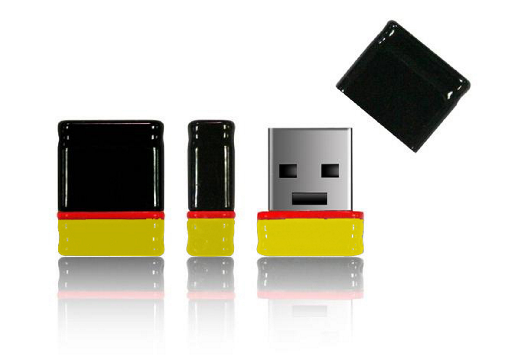 USB GERMANY P1 64 USB-Stick Mini ®ULTRA (Schwarz, GB)