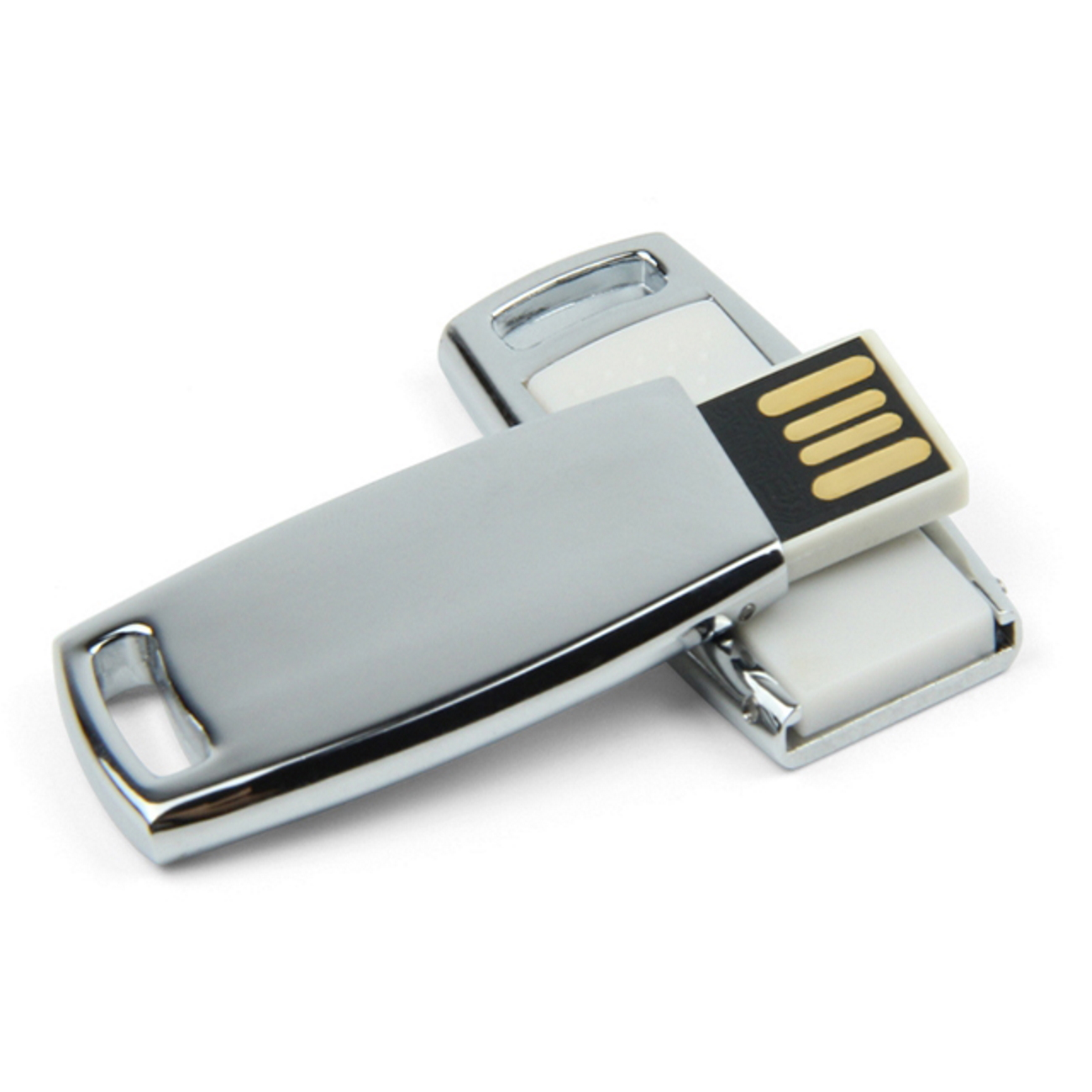 USB-Stick 8 (Chrome, USB GB) ®Flat GERMANY