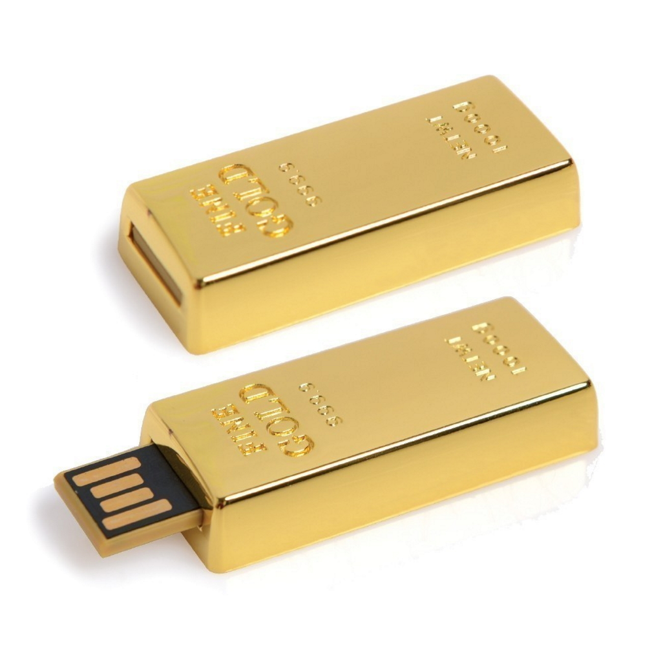 USB GERMANY ® Goldbarren 8 GB) USB-Stick (Gold