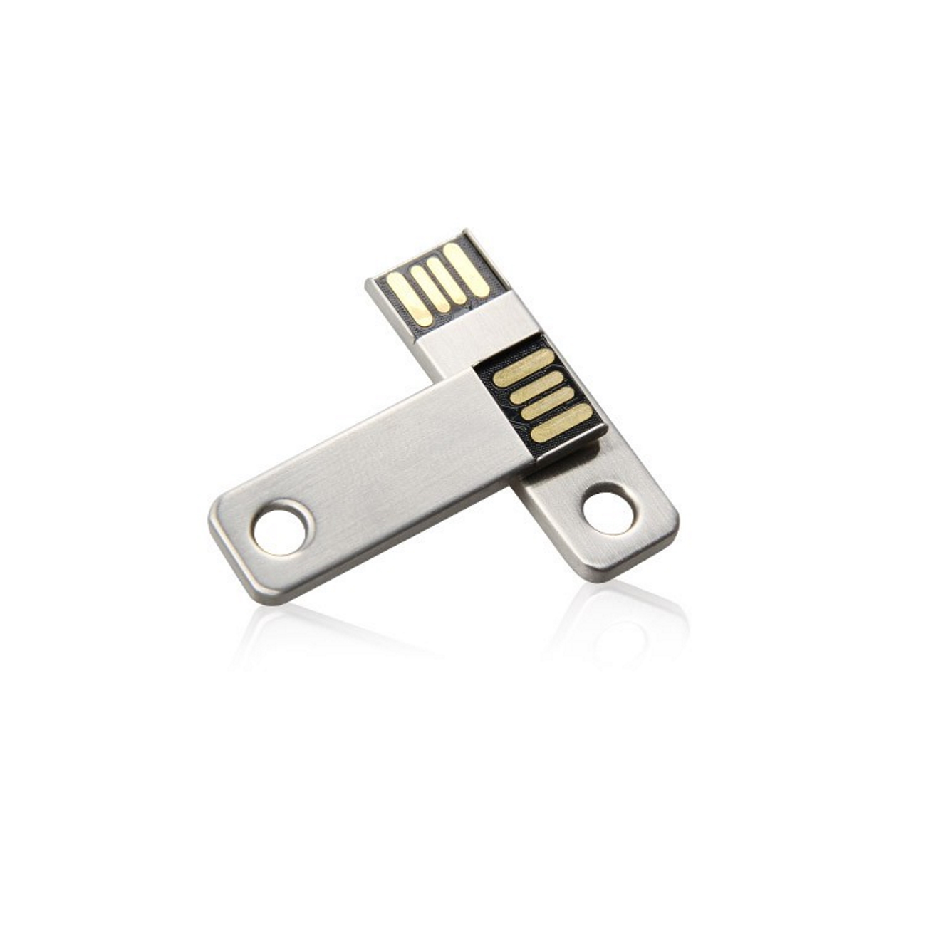 ®Mini USB-Stick GB) GERMANY (Silber, Key USB 16