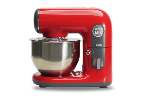 Robot de cocina  Kenwood kMix KMX750RD, Amasadora de repostería, 1000 W,  Bol de 5L, 6 Velocidades, Rojo