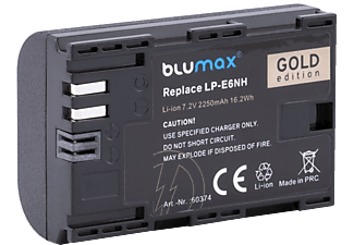 BLUMAX Akku für Canon LP-E6NH Li-Ion Batterie, Lithium Ionen, 7.2 Volt, 2250 mAh