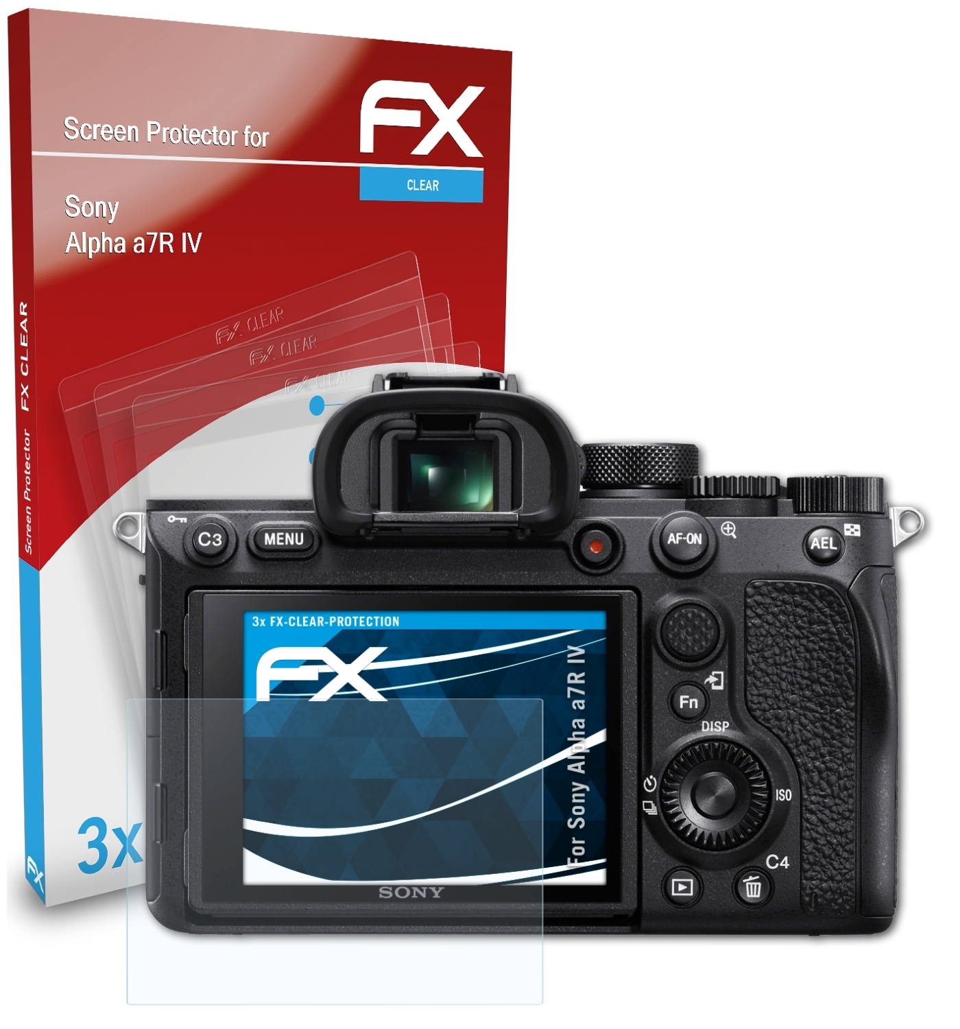 ATFOLIX 3x Alpha Sony IV) FX-Clear Displayschutz(für a7R