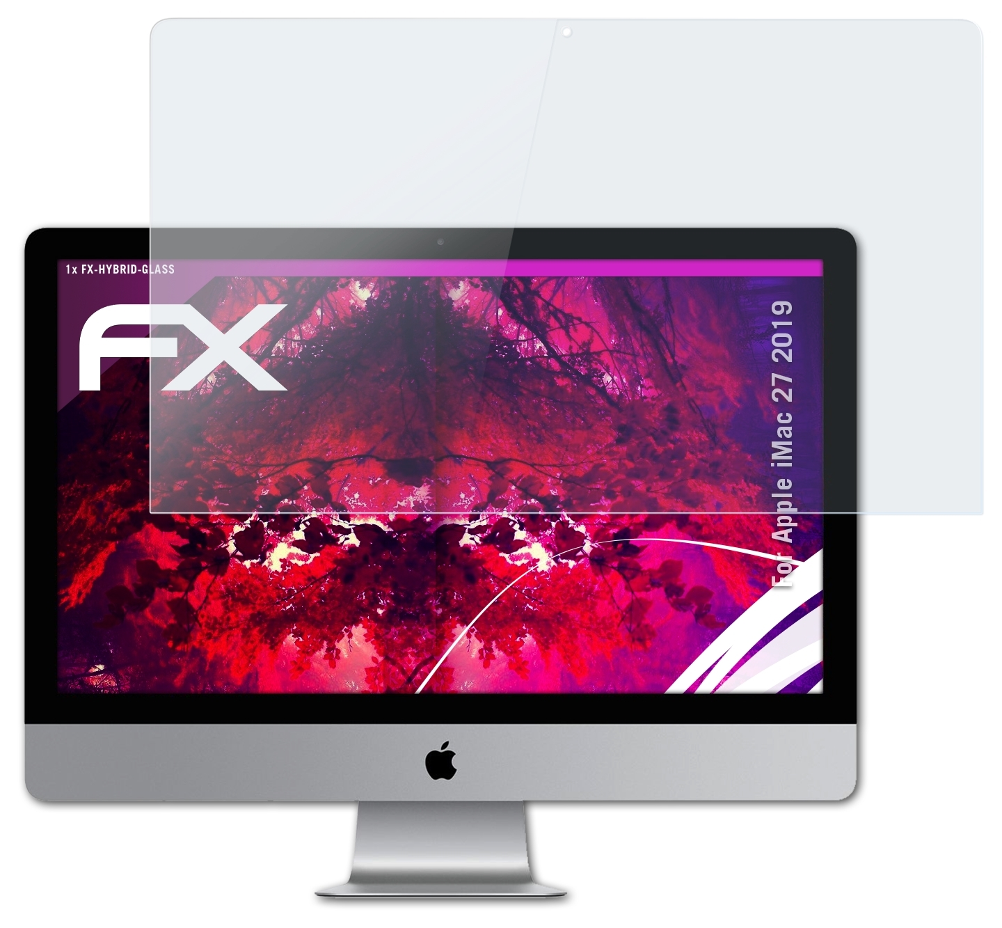 iMac 27 Apple FX-Hybrid-Glass (2019)) Schutzglas(für ATFOLIX