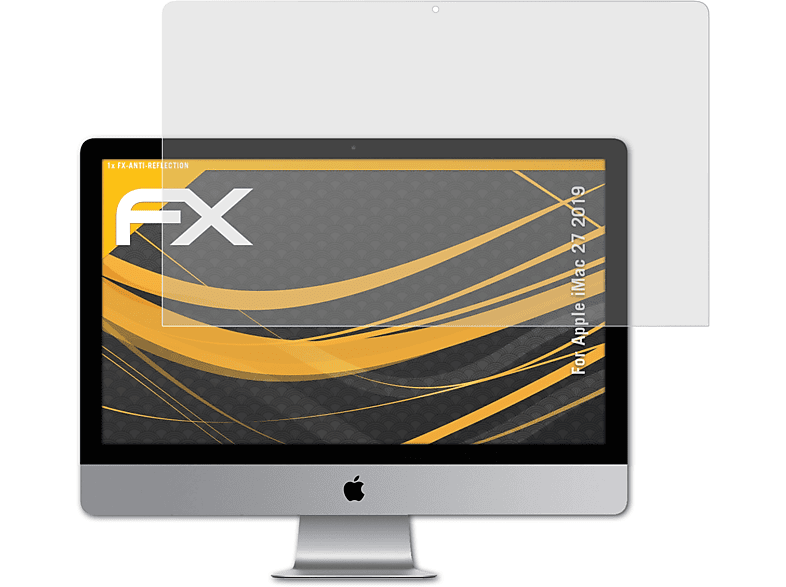 ATFOLIX FX-Antireflex Displayschutz(für Apple iMac 27 (2019))
