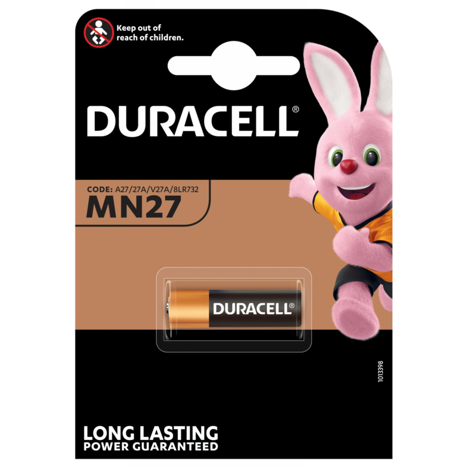 Duracell Pila Alkaline mn27 1 pieza en blister