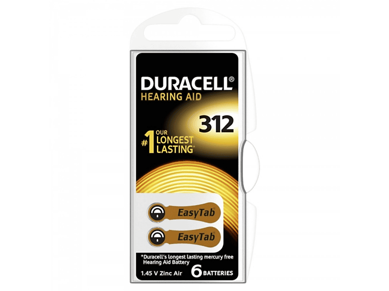Pila | DURACELL Duracell Pila de audífono PR41 6er Blister | MediaMarkt