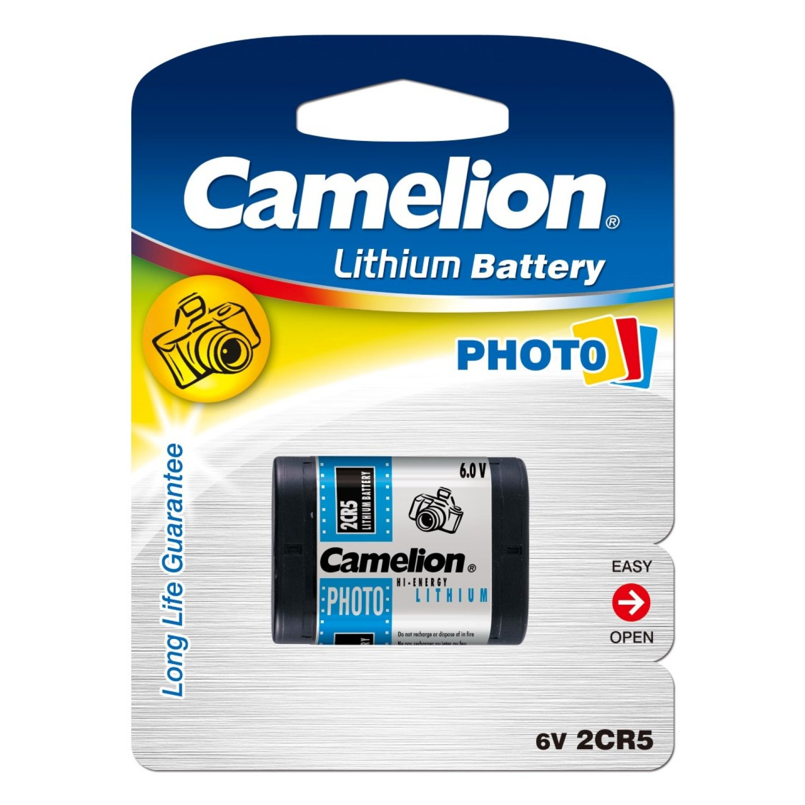 Pila Camelion 2cr5 blister 1ud. 6v lithium