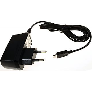 Cargador  - Powery Cargador con Micro-USB 1A para Wiko uFeel Lite POWERY, Negro