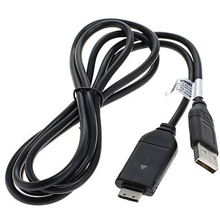 Cargador - POWERY Cable de Carga USB para Samsung PL10 PL20 PL50 PL51 PL55 PL60 PL65 PL80 PL100 PL101 PL120 PL150, Samsung PL10 PL20 PL50 PL51 PL55 PL60 PL65 PL80 PL100 PL101 PL120 PL150, Negro