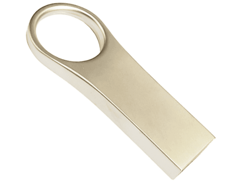 USB GERMANY ® Metall U66 USB-Stick (Silber, 2 GB)