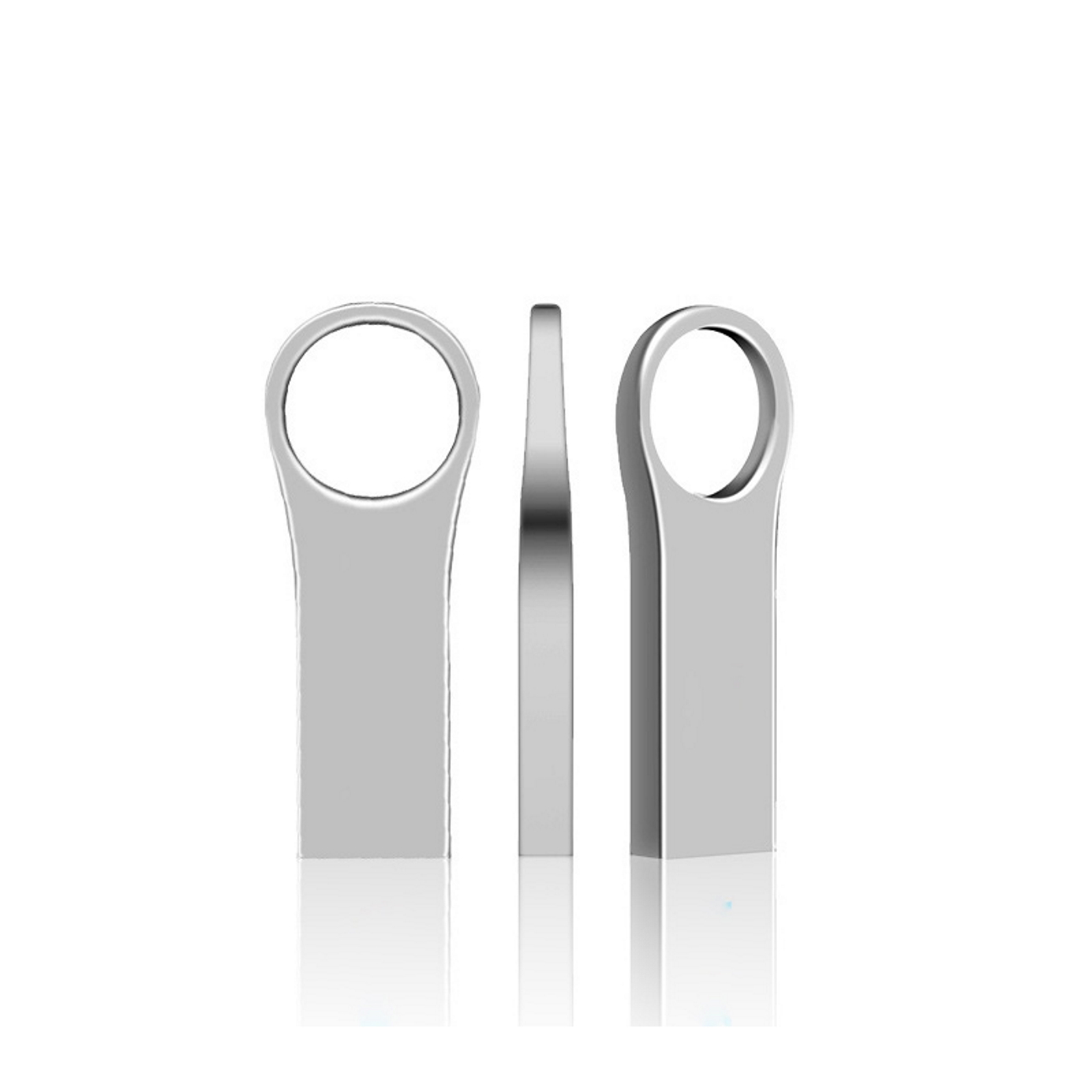 2 GERMANY ® USB (Silber, GB) U66 Metall USB-Stick