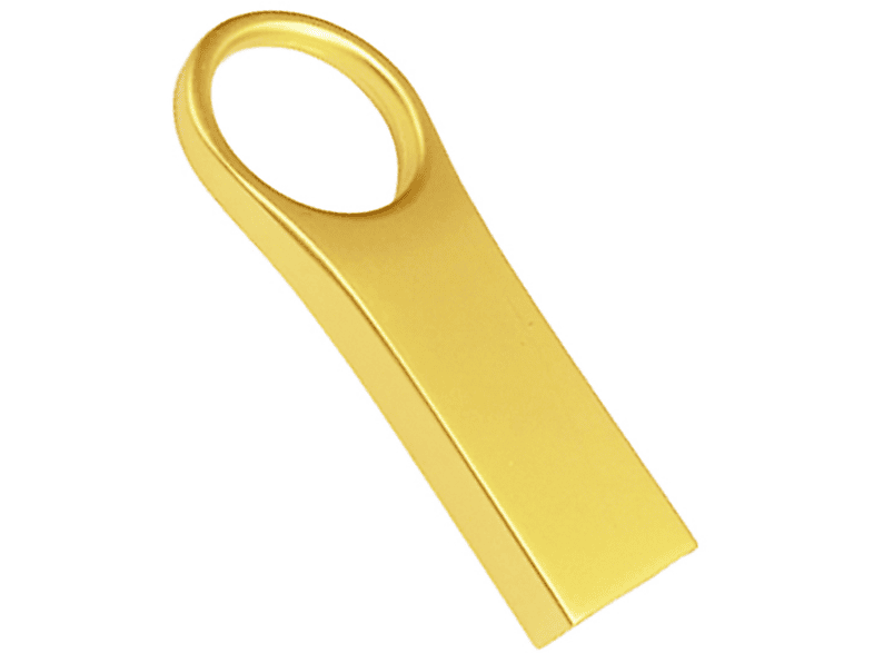 USB GERMANY ® Metall U66 USB-Stick (Gold, 4 GB)