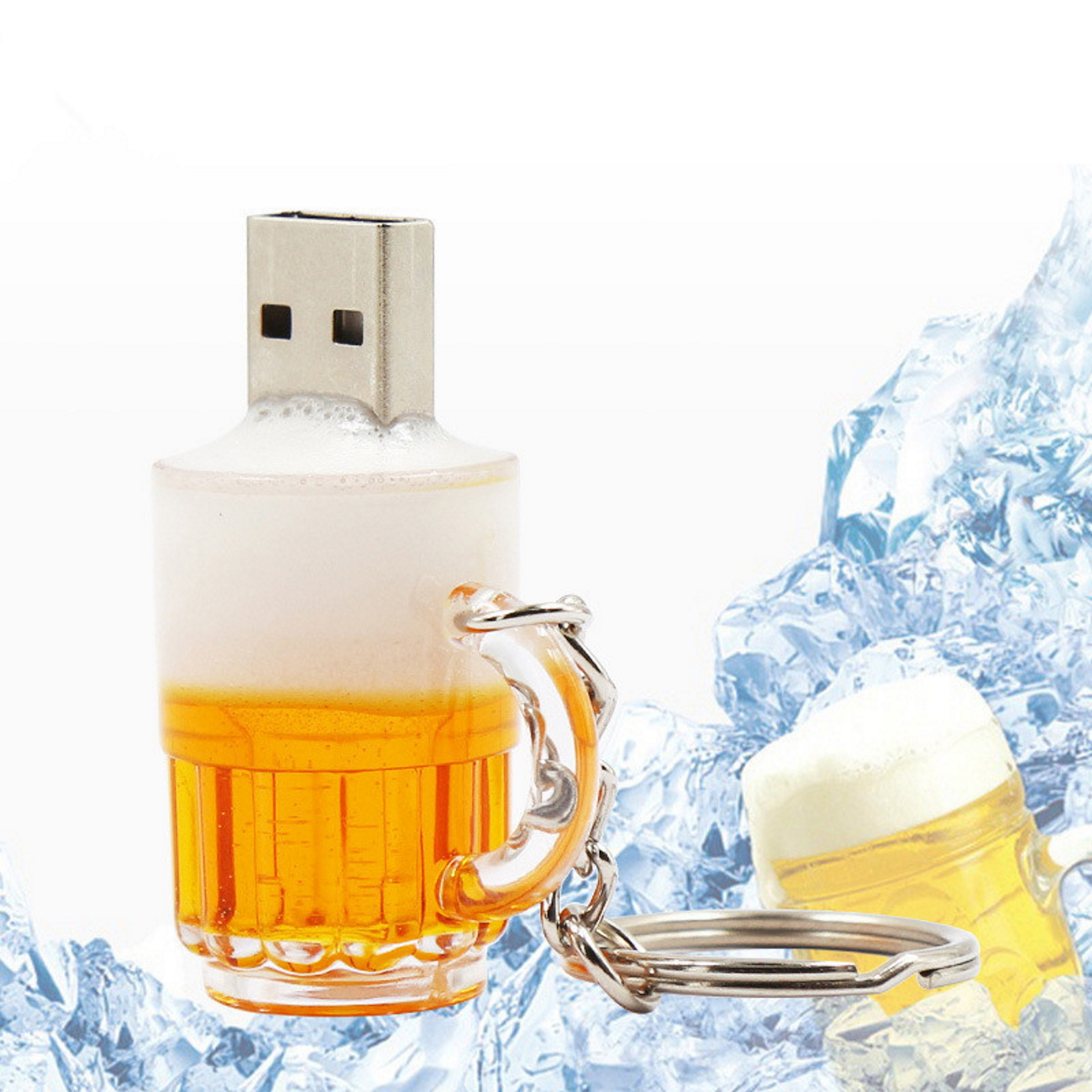 GB) GERMANY ® USB USB-Stick 1 Bierkrug (Mehrfarbig,