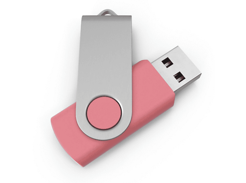 USB GERMANY ® 64 GB) Swivel USB-Stick (Rosa