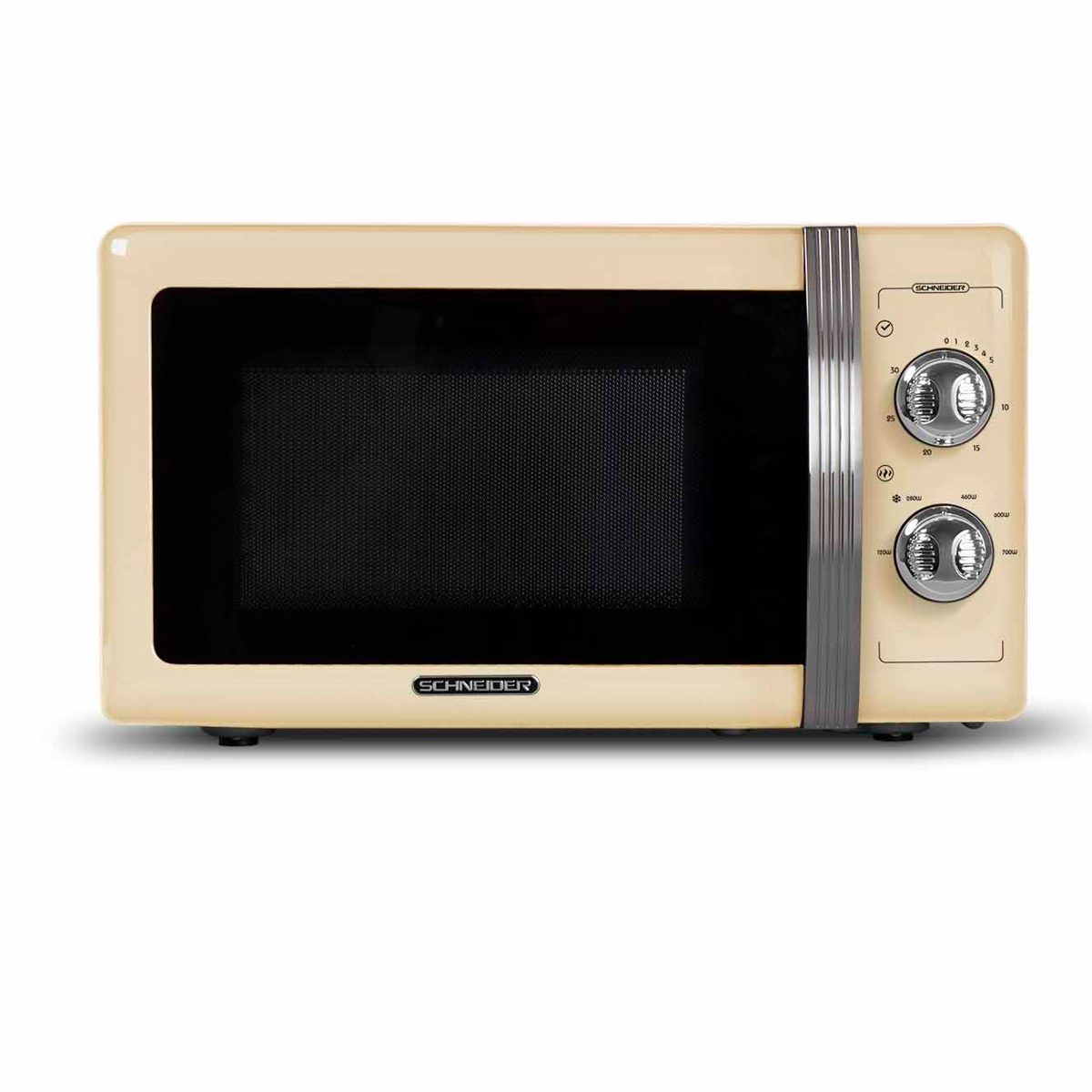 Schneider Smw20vcr Microondas vintage 20 litros 700w color crema 700