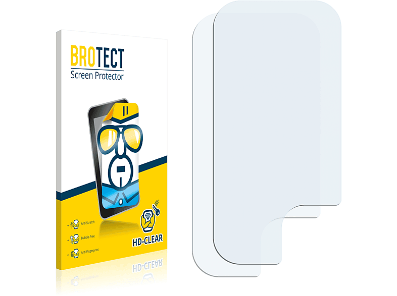 BROTECT 2x klare Schutzfolie(für Xiaomi Mi 10T Pro 5G)