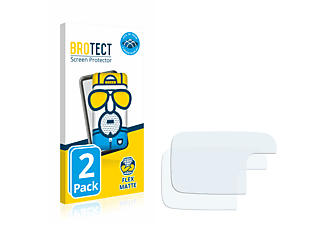 BROTECT 2x Flex matt Full-Cover 3D Cuverd Schutzfolie(für Accu-Chek Aviva Insight Insulinpumpe)