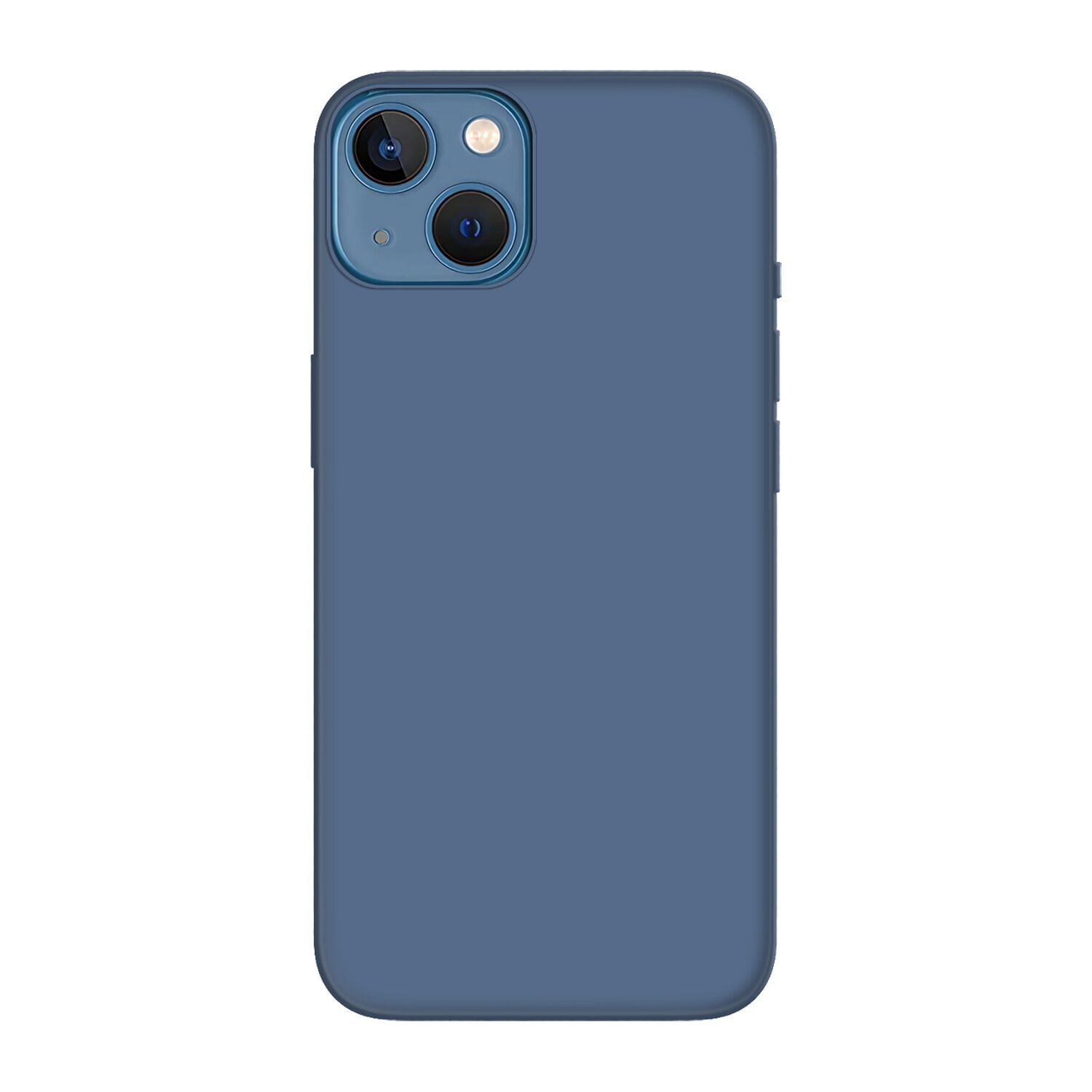 iPhone 13 mit Case Apple, Backcover, Blau Blau, Case iPhone Bumper Schutzhülle cofi1453® Soft Handyhülle COFI Jelly in kompatibel 13,