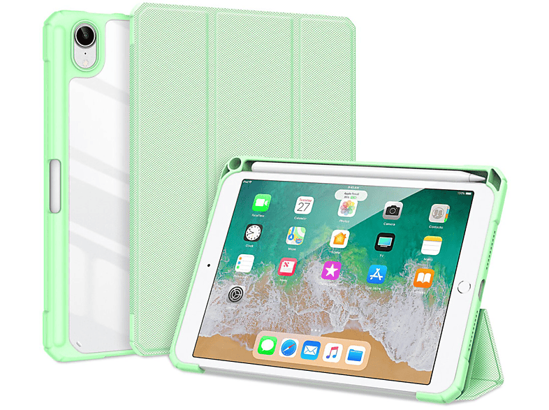 Tablethülle Grün iPad Bookcover Leder, Mini 2021 Toby Eco DUX 6 DUCIS Apple für