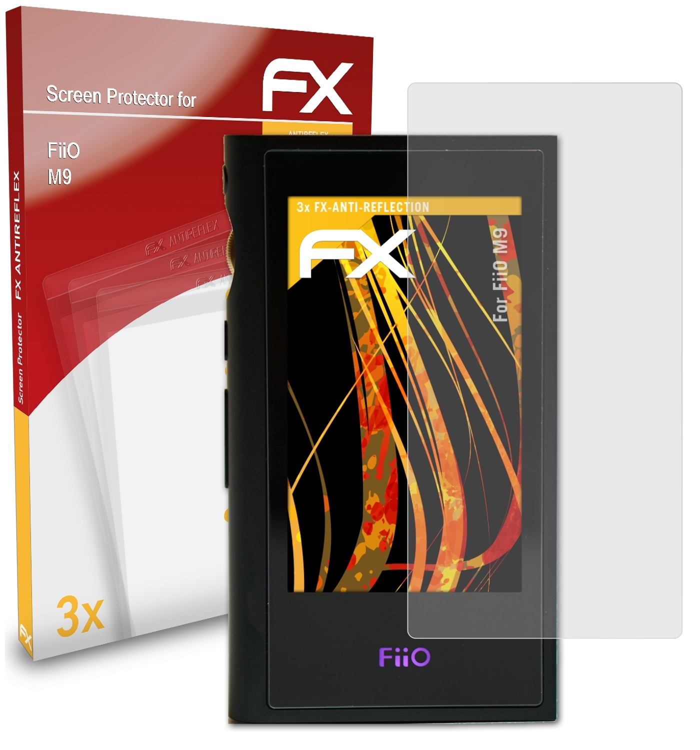 FX-Antireflex ATFOLIX FiiO 3x Displayschutz(für M9)