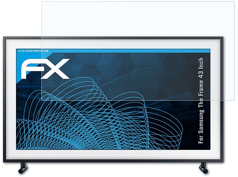 ATFOLIX FX-Clear Displayschutz(für Samsung The Inch)) (43 Frame