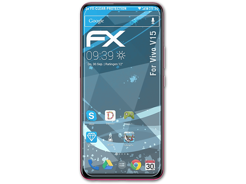 ATFOLIX 3x FX-Clear Displayschutz(für Vivo V15) | Displayschutzfolien & Gläser